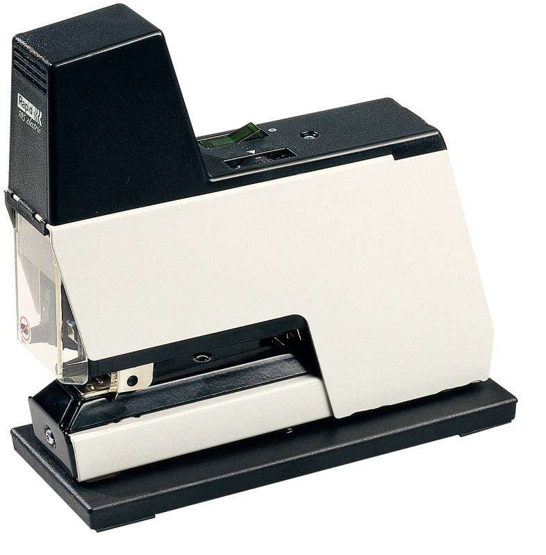 Rapid Classic 105E Grapadora Electrica - Hasta 50 Hojas - Grapas 66/6-8mm - Fuerza de Grapado Ajustable - Grapado Cerrado y Abierto - Color Blanco/Negro Rapid Classic 105E Grapadora Electrica - Hasta 50 Hojas - Grapas 66/6-8mm - Fuerza de Grapado Ajustable - Grapado Cerrado y Abierto - Color Blanco/Negro