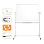 Nobo Pizarra Blanca Movil Nano Clean Classic - 1200x900mm - Diseño Puntero - Blanco - immagine 3