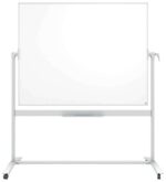 Nobo Pizarra Blanca Movil Nano Clean Classic - 1500x1200mm - Diseño Puntero - Blanco