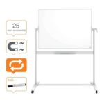 Nobo Pizarra Blanca Movil de Esmalte Classic - 1200 × 900mm - Diseño Puntero - Color Blanco - immagine 3