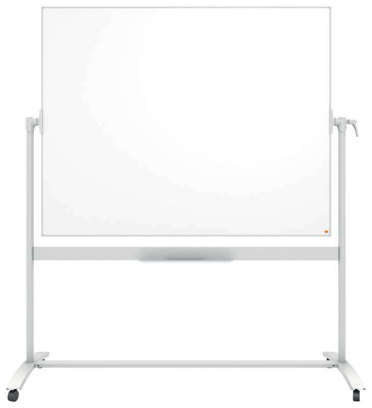 Nobo Pizarra Blanca Movil de Esmalte Classic - 1500x1200mm - Diseño Puntero - Color Blanco