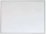 Nobo Pizarra Blanca Magnetica Pequeña con Marco de Aluminio 585x430mm - Borrado en Seco - Almohadillas Adhesivas - Ideal para Oficinas y Espacios Familiares - Incluye Rotuladores