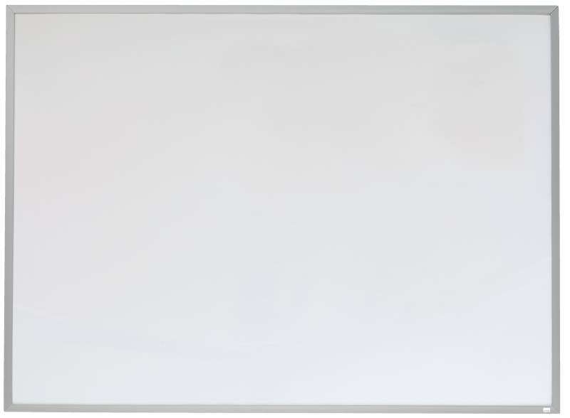 Nobo Pizarra Blanca Magnetica Pequeña con Marco de Aluminio 585x430mm - Borrado en Seco - Almohadillas Adhesivas - Ideal para Oficinas y Espacios Familiares - Incluye Rotuladores