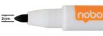 Nobo Pack con 6 Mini Rotuladores para Pizarra Blanca con Tapa Borrador Magnetica - Punta Fina 2mm - Destaca en Pizarras Blancas - Colores Surtidos - immagine 4