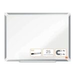 Nobo Premium Plus Pizarra Magnetica de Acero Vitrificado 600x450mm - Montaje en Esquinas - Superficie de Borrado Superior - Color Blanco - immagine 2