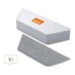 Nobo Borrador Microfibra para Pizarra Blanca - Eliminacion Eficaz de Tinta y Suciedad - Blanco - Almohadilla Lavable - Iman Integrado - Incluye 1 Almohadilla - Paquete de 2 Almohadillas Reemplazables - immagine 3