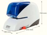 Rapid Grapadora Electrica Supreme R5050E - 50 Hojas - Carga de Cartucho - Duradera - Blanco/Azul - immagine 2