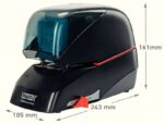 Rapid Grapadora Electrica Supreme R5080E 80 Hojas - Carga de Cartucho - Duradera - Negro - immagine 2