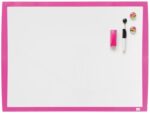 Nobo Pizarra Blanca Magnetica 585x430mm - Incluye Mini Rotulador de Pizarra