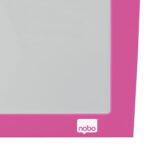 Nobo Pizarra Blanca Magnetica 585x430mm - Incluye Mini Rotulador de Pizarra, Imanes Estampados y Borrador - Color Fucsia - immagine 4
