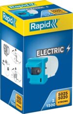 Rapid R5025 Pack de 2 Cartuchos de 1.500 Grapas cada Uno - Grapa hasta 25 Hojas de Papel - Carga Facil - Patentado - Reemplazo de Piezas - immagine 5