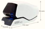 Rapid Grapadora Electrica Supreme 5025E - 25 Hojas - Carga de Cartucho - Diseño Excepcional - Blanco Grapa - Tecnologia de Grapado Plano - Cartucho Incluido - Enchufe Europeo Estandar - immagine 2