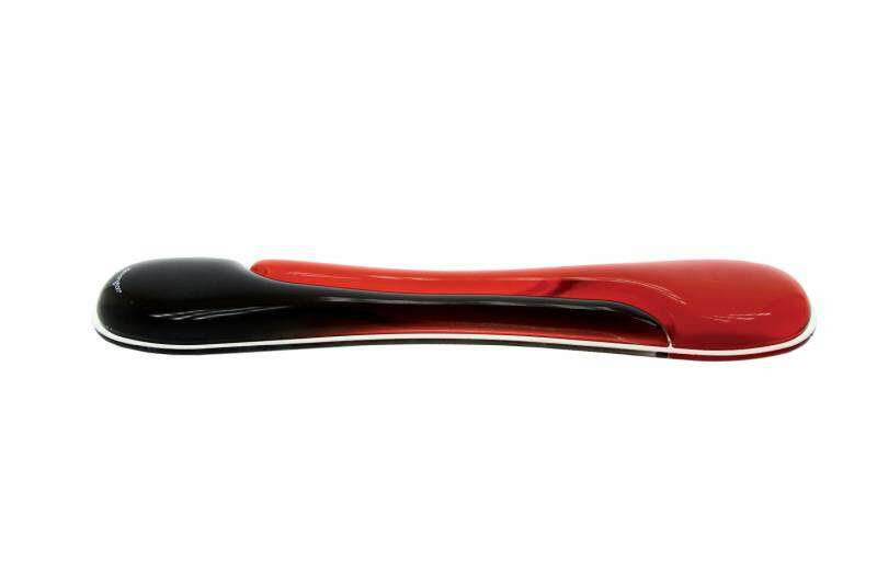 Kensington Reposamuñecas de Gel Duo - Canal de Ventilacion - Combinacion de Colores en Dos Tonos - Acabado Suave - Azul/Negro