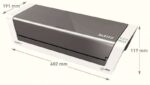 Leitz Plastificadora A3 Ilam Touch 2 - Sensor Inteligente - Alta Velocidad (1.000 Mm/Min) - Blanco Brillante / Antracita - Tecnologia de Sensor Inteligente - Grosor de 80 a 250 Micras - Kit de Iniciacion Gratuito - Certificacion Gs - immagine 2