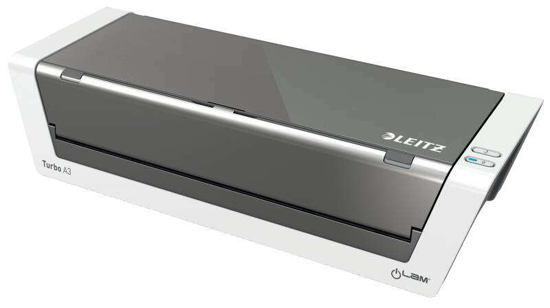 Leitz Plastificadora A3 Ilam Touch 2 Turbo - Sensor Inteligente - Alta Velocidad (1500 Mm/Min) - Blanco Brillante / Antracita