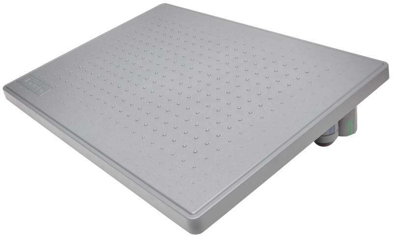 Kensington Reposapies Smartfit™ Solemate™ - Amplia Superficie de Apoyo - Altura Ajustable de 10cm a 14cm - Base Antideslizante - Mejora Postura y Circulacion - Color Gris