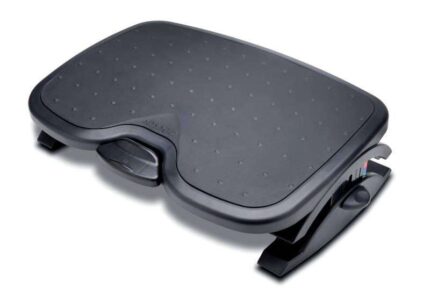 Kensington Solemate Plus Reposapies - Inclinacion hasta 20 Grados - Panel de Pies Texturizado - Color Negro