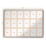 Nobo Vitrina Interior para 18 Hojas A4 con Superficie Magnetica y Puerta Deslizante - 997x1412x54mm - Superficie Blanca Metalica y Magnetica de Borrado en Seco - Marco de Aluminio - Puertas de Cristal de Seguridad - Color Blanco - immagine 5