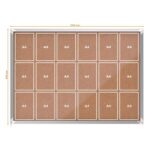 Nobo Vitrina Interior 18 Hojas A4 Corcho Puerta Deslizante - Superficie Autorregenerable - Aluminio - Color Natural - immagine 5