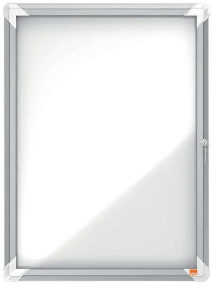 Nobo Vitrina Exteriores 4 Hojas A4 Superficie Blanca Magnetica 532x692x45mm Segura Aluminio