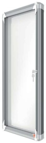Nobo Vitrina Exteriores 4 Hojas A4 Superficie Blanca Magnetica 532x692x45mm Segura Aluminio - immagine 3