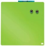 Nobo Tile Mini Pizarra Magnetica 360x360mm - sin Marco - Variedad de Colores - Almohadillas e Imanes - Diseño Creativo y Colorido - Negro - immagine 2