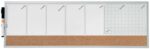 Nobo Planificador Semanal de Pizarra Magnetica Pequeña 585x190mm - Tira de Corcho - Almohadillas Adhesivas e Imanes para Montaje - Incluye Rotulador - immagine 2