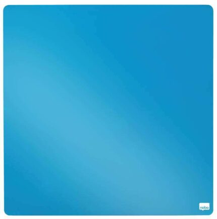 Nobo Tile Mini Pizarra Magnetica 360x360mm - Sin Marco - Borrado en Seco - Azul