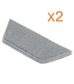 Nobo Recambio Borrador Microfibra - Elimina Eficazmente Restos de Tinta y Suciedad - Paquete de 2 - Blanco - immagine 3