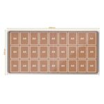 Nobo Premium Plus Vitrina de Puerta Corredera con Fondo de Corcho 27xa4 - Seguridad y Elegancia - Natural - immagine 5