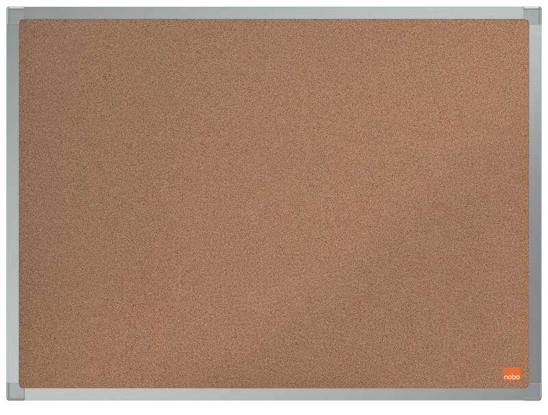 Nobo Essence Tablero de Anuncios de Corcho 600x450mm - Montaje en Esquinas - Superficie de Corcho - Marco de Aluminio Anodizado - Color Natural Nobo Essence Tablero de Anuncios de Corcho 600x450mm - Montaje en Esquinas - Superficie de Corcho - Marco de Aluminio Anodizado - Color Natural