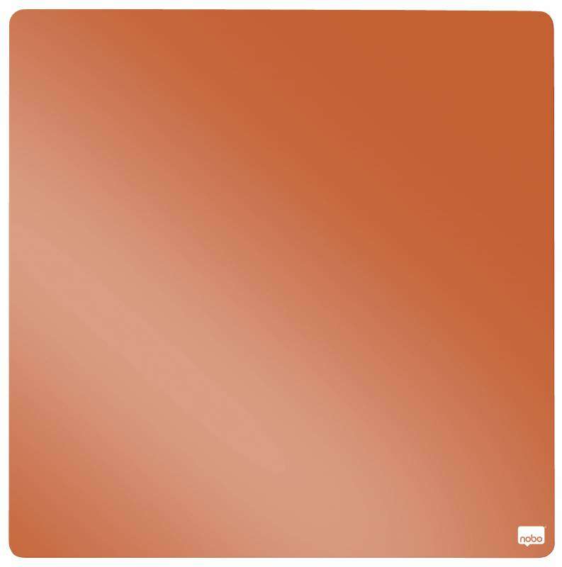Nobo Tile Mini Pizarra Magnetica 360x360mm - sin Marco - Variedad de Colores - Almohadillas e Imanes - Diseño Creativo y Colorido - Naranja Nobo Tile Mini Pizarra Magnetica 360x360mm - sin Marco - Variedad de Colores - Almohadillas e Imanes - Diseño Creativo y Colorido - Naranja