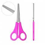 Erichkrause Joy Tijeras con Cuchillas de Acero Inoxidable 13.5cm - Extremos Redondeados - Resistente a la Corrosion - Mangos de Plastico Resistente - Colores Surtidos Aleatorios - immagine 3