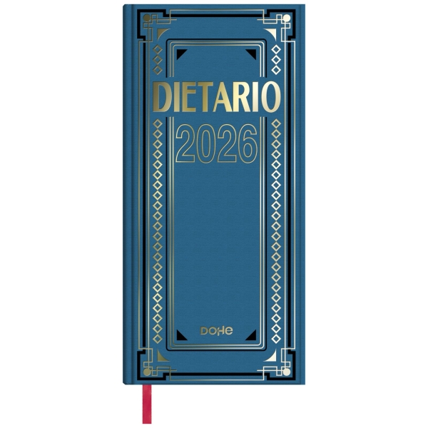 Dohe Dietario Anual Dos Tercios - Dia Pagina - Fabricado en Geltex con Carton Contracolado - Tamaño 14.5x31cm - Colores Surtidos Aleatorios Dohe Dietario Anual Dos Tercios - Dia Pagina - Fabricado en Geltex con Carton Contracolado - Tamaño 14.5x31cm - Colores Surtidos Aleatorios