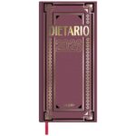 Dohe Dietario Anual Dos Tercios - Dia Pagina - Fabricado en Geltex con Carton Contracolado - Tamaño 14.5x31cm - Colores Surtidos Aleatorios - immagine 4