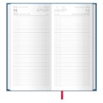 Dohe Dietario Anual Dos Tercios - Dia Pagina - Fabricado en Geltex con Carton Contracolado - Tamaño 14.5x31cm - Colores Surtidos Aleatorios - immagine 5