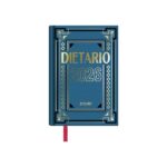 Dohe Dietario Anual Octavo - Dia Pagina - Fabricado en Geltex con Carton Contracolado - Tamaño 11.5x16.6cm - Colores Surtidos Aleatorios