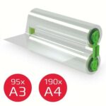 GBC Foton 30 Recambio de Rollo de Plastificacion 100 Micras - Plastifica hasta 190 Hojas A4 - Facil Recarga - Alto Brillo - immagine 3