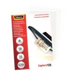 Fellowes Pack de 100 Fundas de Plastificar de 125 Micras - Tamaño A6 - Flechas Indicadoras de uso - Acabado en Brillo - immagine 5