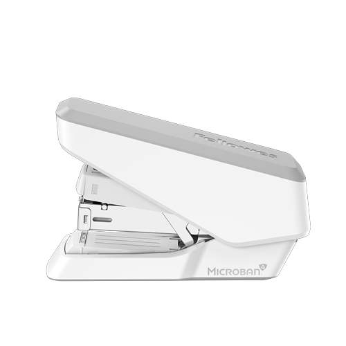 Fellowes Grapadora Sin Esfuerzo de Media Carga para Hasta 40 Hojas - Diseño Duradero y Libre de Atascos - Proteccion Antibacteriana Microban - Utilizable con Grapas 24/6 y 26/6