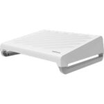 Fellowes Breyta™ Reposapies con Plataforma Ergonomica - Ajustable en 3 Posiciones - Plegable para Ahorrar Espacio - Opcion de Balanceo - Color Blanco - immagine 2