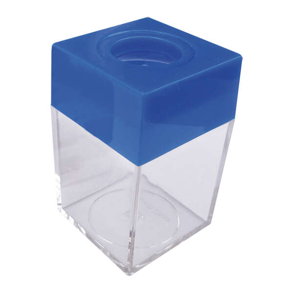 Dohe Portaclips en Plastico con Deposito Transparente - 42x42x70mm - Embocadura Imantada de Color Azul Dohe Portaclips en Plastico con Deposito Transparente - 42x42x70mm - Embocadura Imantada de Color Azul