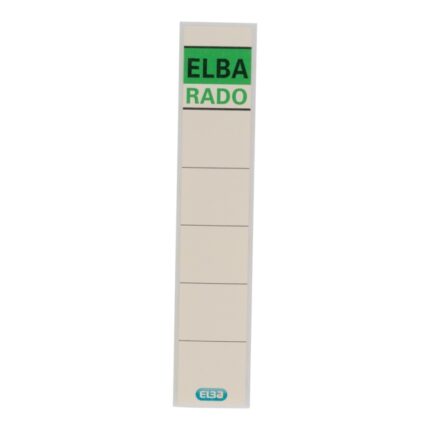 Elba Etiquetas Adhesivas L50mm - Facil de Pegar - Tamaño de 50mm - Ideal para Organización - Color Beige