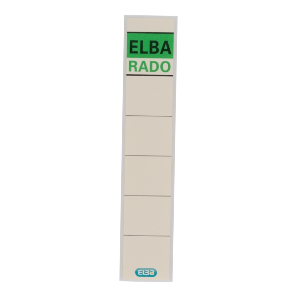 Elba Etiquetas Adhesivas L50mm - Facil de Pegar - Tamaño de 50mm - Ideal para Organización - Color Beige