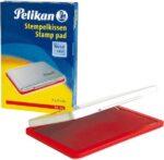 Pelikan Tampon Pelikan N.2 7x11cm - Ideal para Marcar Documentos - Tinta de Alta Calidad - Facil de Recargar - Color Rojo - immagine 3