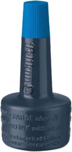 Pelikan Bote de Tinta para Tampones 28ml - Sin Aceite - Secado Rapido - Resistente al Agua - Color Azul Intenso - immagine 2