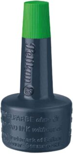Pelikan Bote de Tinta para Tampones 28ml - Sin Aceite - Secado Rapido - Resistente al Agua - Color Verde Intenso - immagine 2