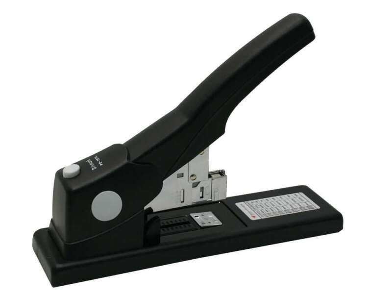 Bismark Grapadora de Gruesos 24mm - Funcion de Grapado en Plano - Capacidad para 200 Hojas - Color Negro Bismark Grapadora de Gruesos 24mm - Funcion de Grapado en Plano - Capacidad para 200 Hojas - Color Negro