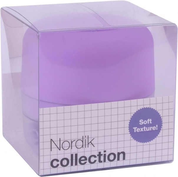 Apli Dispensador de Clips Nordik Collection - Base Translucida - Tapa Magnetica Soft Touch - Incluye 50 Clips - Ideal para Hogar