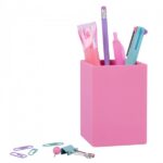 Apli Cubilete de Silicona Portalapices Nordik Collection - Tacto Suave - Resistente y Flexible - Facil de Limpiar - Versatil para Lapices y Cosmeticos - Color Rosa - immagine 3